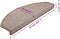 vidaXL - Trapmatten - 10 - st - 65x24x4 - cm - lichtbruin