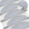 vidaXL - Trapmatten - 10 - st - 65x24x4 - cm - lichtgrijs