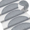 vidaXL - Trapmatten - 10 - st - 65x24x4 - cm - lichtgrijs