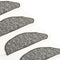 vidaXL - Trapmatten - 15 - st - 56x17x3 - cm - antracietkleurig