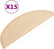 vidaXL - Trapmatten - 15 - st - 56x17x3 - cm - crèmekleurig