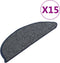 vidaXL - Trapmatten - 15 - st - 56x17x3 - cm - donkerblauw
