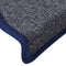 vidaXL - Trapmatten - 15 - st - 56x17x3 - cm - donkergrijs - en - blauw