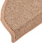 vidaXL - Trapmatten - 15 - st - 56x17x3 - cm - lichtbruin