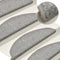 vidaXL - Trapmatten - 15 - st - 56x17x3 - cm - lichtgrijs