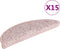 vidaXL - Trapmatten - 15 - st - 56x17x3 - cm - lichtroze