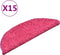 vidaXL - Trapmatten - 15 - st - 56x17x3 - cm - roze