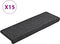 vidaXL - Trapmatten - 15 - st - 65x21x4 - cm - antraciet