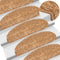 vidaXL - Trapmatten - 15 - st - 65x21x4 - cm - beige