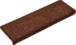 vidaXL - Trapmatten - 15 - st - 65x21x4 - cm - bruin