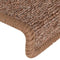 vidaXL - Trapmatten - 15 - st - 65x21x4 - cm - bruin