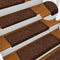 vidaXL - Trapmatten - 15 - st - 65x21x4 - cm - bruin