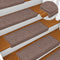 vidaXL - Trapmatten - 15 - st - 65x21x4 - cm - bruin