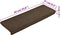 vidaXL - Trapmatten - 15 - st - 65x21x4 - cm - bruin