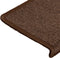 vidaXL - Trapmatten - 15 - st - 65x21x4 - cm - bruin