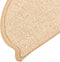 vidaXL - Trapmatten - 15 - st - 65x21x4 - cm - crèmekleurig