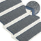 vidaXL - Trapmatten - 15 - st - 65x21x4 - cm - donkergrijs