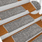 vidaXL - Trapmatten - 15 - st - 65x21x4 - cm - grijs