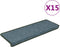 vidaXL - Trapmatten - 15 - st - 65x21x4 - cm - groen