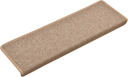 vidaXL - Trapmatten - 15 - st - 65x21x4 - cm - lichtbruin