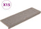 vidaXL - Trapmatten - 15 - st - 65x21x4 - cm - lichtbruin