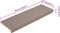 vidaXL - Trapmatten - 15 - st - 65x21x4 - cm - lichtbruin