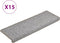 vidaXL - Trapmatten - 15 - st - 65x21x4 - cm - lichtgrijs