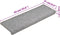 vidaXL - Trapmatten - 15 - st - 65x21x4 - cm - lichtgrijs