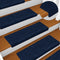 vidaXL - Trapmatten - 15 - st - 65x21x4 - cm - naaldvilt - blauw