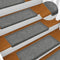 vidaXL - Trapmatten - 15 - st - 65x21x4 - cm - naaldvilt - bruin