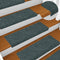 vidaXL - Trapmatten - 15 - st - 65x21x4 - cm - naaldvilt - bruin