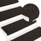 vidaXL - Trapmatten - 15 - st - 65x21x4 - cm - naaldvilt - donkerbruin