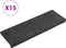 vidaXL - Trapmatten - 15 - st - 65x21x4 - cm - naaldvilt - grijs