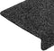 vidaXL - Trapmatten - 15 - st - 65x21x4 - cm - naaldvilt - grijs