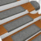 vidaXL - Trapmatten - 15 - st - 65x21x4 - cm - naaldvilt - rood