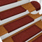 vidaXL - Trapmatten - 15 - st - 65x21x4 - cm - naaldvilt - rood