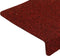 vidaXL - Trapmatten - 15 - st - 65x21x4 - cm - naaldvilt - rood