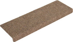 vidaXL - Trapmatten - 15 - st - 65x21x4 - cm - naaldvilt - crèmekleurig
