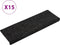 vidaXL - Trapmatten - 15 - st - 65x21x4 - cm - naaldvilt - zwart