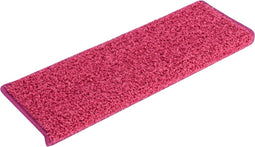vidaXL - Trapmatten - 15 - st - 65x21x4 - cm - roze