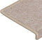 vidaXL - Trapmatten - 15 - st - 65x21x4 - cm - taupe