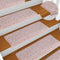 vidaXL - Trapmatten - 15 - st - 65x21x4 - cm - wit - en - roze