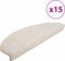 vidaXL - Trapmatten - 15 - st - 65x21x4 - cm - wit