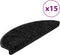 vidaXL - Trapmatten - 15 - st - 65x21x4 - cm - zwart