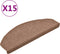 vidaXL - Trapmatten - 15 - st - 65x24x4 - cm - bruin