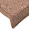 vidaXL - Trapmatten - 15 - st - 65x24x4 - cm - bruin