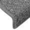 vidaXL - Trapmatten - 15 - st - 65x24x4 - cm - donkergrijs