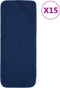 vidaXL - Trapmatten - 15 - st - anti-slip - rechthoekig - 60x25 - cm - marineblauw