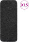 vidaXL - Trapmatten - 15 - st - anti-slip - rechthoekig - 60x25 - cm - marineblauw