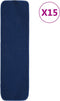 vidaXL - Trapmatten - 15 - st - anti-slip - rechthoekig - 75x20 - cm - marineblauw